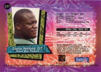1995 Finest #257 Darius Holland Back