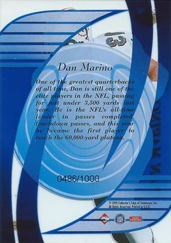 1999 Collector's Edge Masters - Legends #ML12 Dan Marino Back