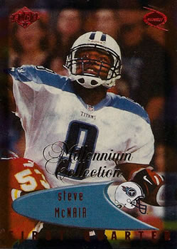 1999 Collector's Edge Odyssey - Millennium Collection Red #145 Steve McNair Front