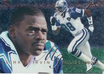 1995 Flair #53 Michael Irvin Front