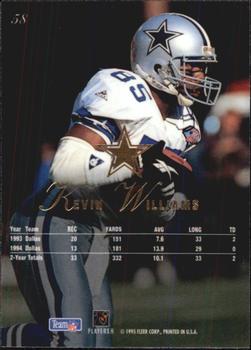 1995 Flair #58 Kevin Williams Back