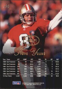 1995 Flair #194 Steve Young Back