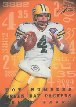 1995 Flair - Hot Numbers #6 Brett Favre Front
