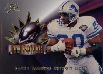 1995 Flair - TD Power #8 Barry Sanders Front