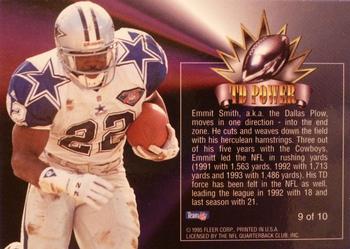 1995 Flair - TD Power #9 Emmitt Smith Back