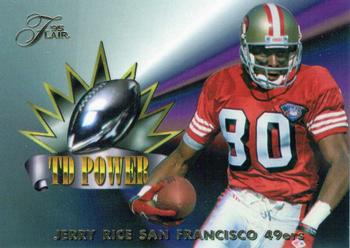 1995 Flair - TD Power #7 Jerry Rice Front
