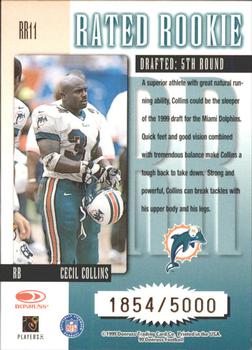 1999 Donruss - Rated Rookies #RR11 Cecil Collins Back