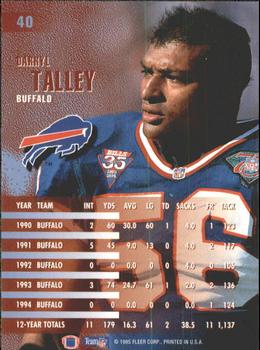 1995 Fleer #40 Darryl Talley Back