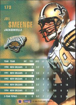1995 Fleer #173 Joel Smeenge Back