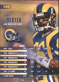 1995 Fleer #206 Jessie Hester Back