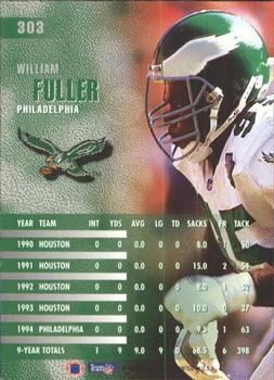 1995 Fleer #303 William Fuller Back