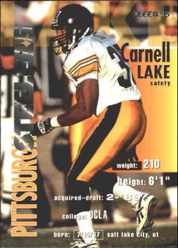 1995 Fleer #318 Carnell Lake Front