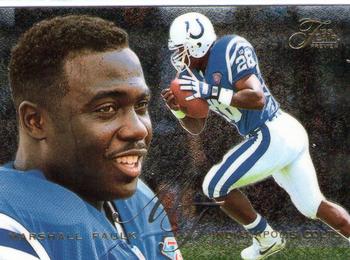 1995 Fleer - Flair Preview #13 Marshall Faulk Front