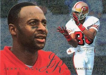 1995 Fleer - Flair Preview #27 Jerry Rice Front