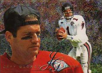1995 Fleer - Flair Preview #2 Jeff George Front