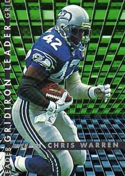 1995 Fleer - Gridiron Leaders #9 Chris Warren Front