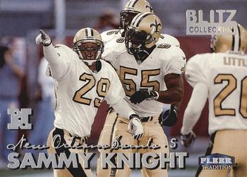 1999 Fleer Tradition - Blitz Collection #207BC Sammy Knight Front