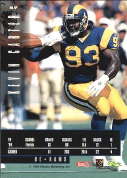 1995 Classic Images Limited #87 Kevin Carter Back