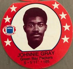 1979 Icee Discs #NNO Johnnie Gray Front