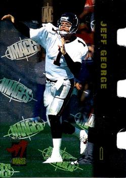 1995 Classic Images Limited Live - Die Cuts #DC17 Jeff George Front