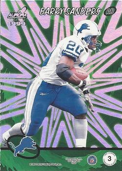 1999 Pacific Aurora - Complete Players Hobby #3 Barry Sanders Back