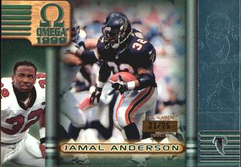 1999 Pacific Omega - Platinum Blue #9 Jamal Anderson Front