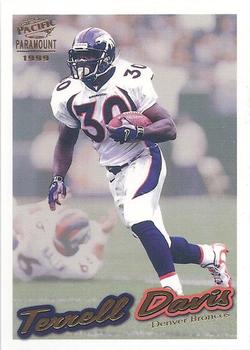 1999 Pacific Paramount - Gold #75 Terrell Davis Front