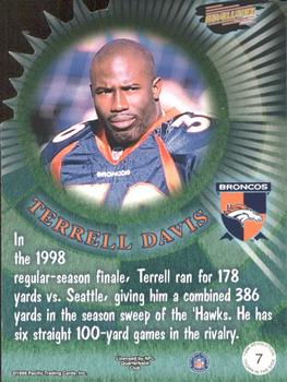 1999 Pacific Revolution - Thorn in the Side #7 Terrell Davis Back