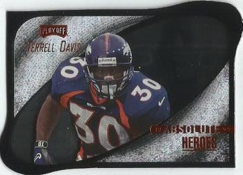 1999 Playoff Absolute EXP - Heroes #HE23 Terrell Davis Front