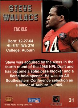 1995 Pacific #31 Steve Wallace Back