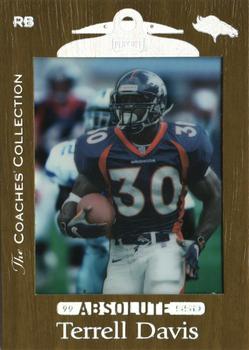 1999 Playoff Absolute SSD - Coaches Collection Silver #33 Terrell Davis Front