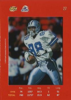 1999 Playoff Absolute SSD - Red #27 Michael Irvin Back