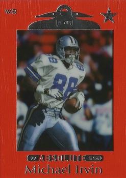 1999 Playoff Absolute SSD - Red #27 Michael Irvin Front