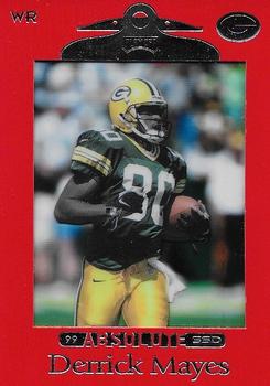 1999 Playoff Absolute SSD - Red #44 Derrick Mayes Front