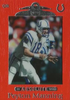 1999 Playoff Absolute SSD - Red #46 Peyton Manning Front