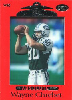 1999 Playoff Absolute SSD - Red #75 Wayne Chrebet Front