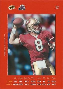1999 Playoff Absolute SSD - Red #92 Steve Young Back