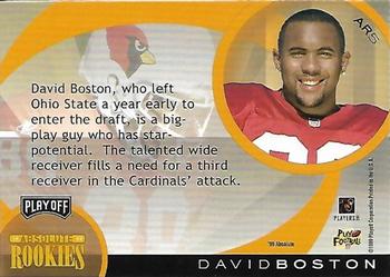 1999 Playoff Absolute SSD - Absolute Rookies #AR5 David Boston Back