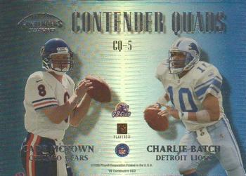1999 Playoff Contenders SSD - Quads #CQ-5 Barry Sanders / Curtis Enis / Cade McNown / Charlie Batch Back