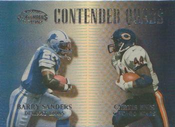 1999 Playoff Contenders SSD - Quads #CQ-5 Barry Sanders / Curtis Enis / Cade McNown / Charlie Batch Front