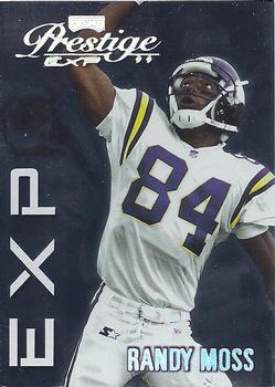 1999 Playoff Prestige EXP - Reflections Silver #EX127 Randy Moss Front