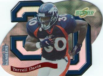1999 Score Supplemental - Behind the Numbers #BN30 Terrell Davis Front