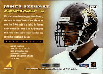 1995 Pinnacle #234 James Stewart Back