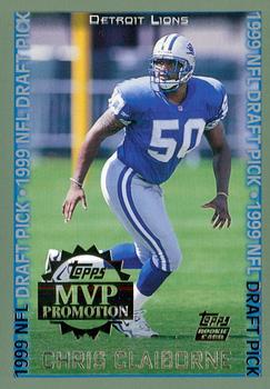 1999 Topps - MVP Promotion #NNO Chris Claiborne Front