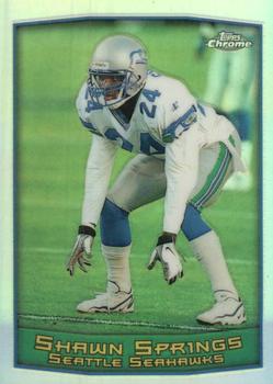 1999 Topps Chrome - Refractors #29 Shawn Springs Front