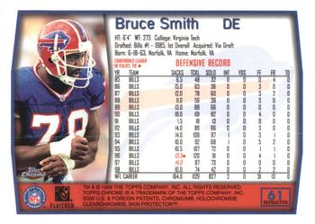 1999 Topps Chrome - Refractors #61 Bruce Smith Back