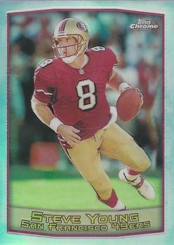 1999 Topps Chrome - Refractors #70 Steve Young Front