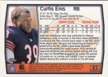 1999 Topps Chrome - Refractors #82 Curtis Enis Back