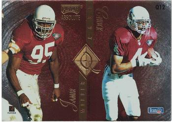 1995 Playoff Absolute - Quad Series #Q12 Rob Moore / Larry Centers / Jamir Miller / Chuck Levy Back