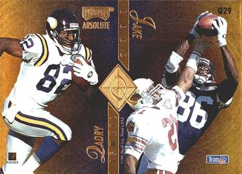1995 Playoff Absolute - Quad Series #Q29 Terry Allen / David Palmer / Qadry Ismail / Jake Reed Back